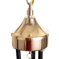 Светильник подвесной BayerLux &laquo;Лира&raquo;, люстра 3хЕ27, 40 Вт, чёрный, 60&times;60&times;85 см