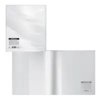 Обложка ПП 212&times;395 мм, 80 мкм, ErichKrause Glossy Clear, для тетрадей и дневников, с клеевым краем и клапаном в край