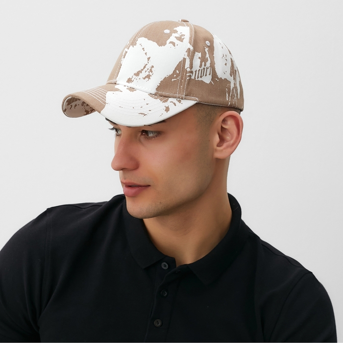 Кепка MINAKU, цвет светло-коричневый, размер 58