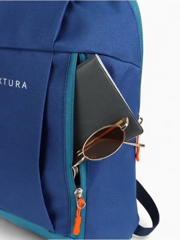 Рюкзак спортивный TEXTURA, на молнии, с карманом, размер 20&times;11&times;39 см, синий