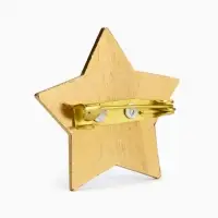 Значок &laquo;Октябренок&raquo;, 3&times;3 см, красно-белый в золоте