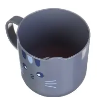 Кружка детская 300 мл., «Котик», цвет серый, Крошка Я
