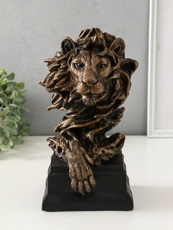 Копилка Копилка "Лев на пьедестале" 31х18 см, бронза