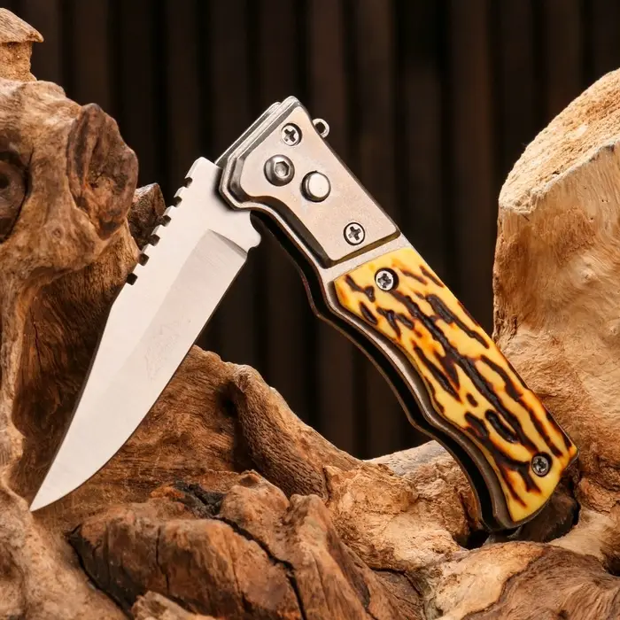 УЦЕНКА Нож выкидной «Тигр» 19.4 см, клинок 88 мм/1 мм УЦЕНКА Нож выкидной «Тигр» 19.4 см, клинок 88 мм/1 мм