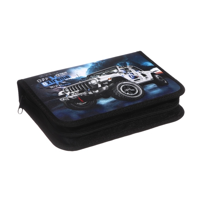 Пенал 1 секция, 140 х 200 х 40 мм, 2 откидные планки, тканевый, ПКТ 09-20 Пенал 1 секция, 140 х 200 х 40 мм, 2 откидные планки, тканевый, ПКТ 09-20 "Джип"