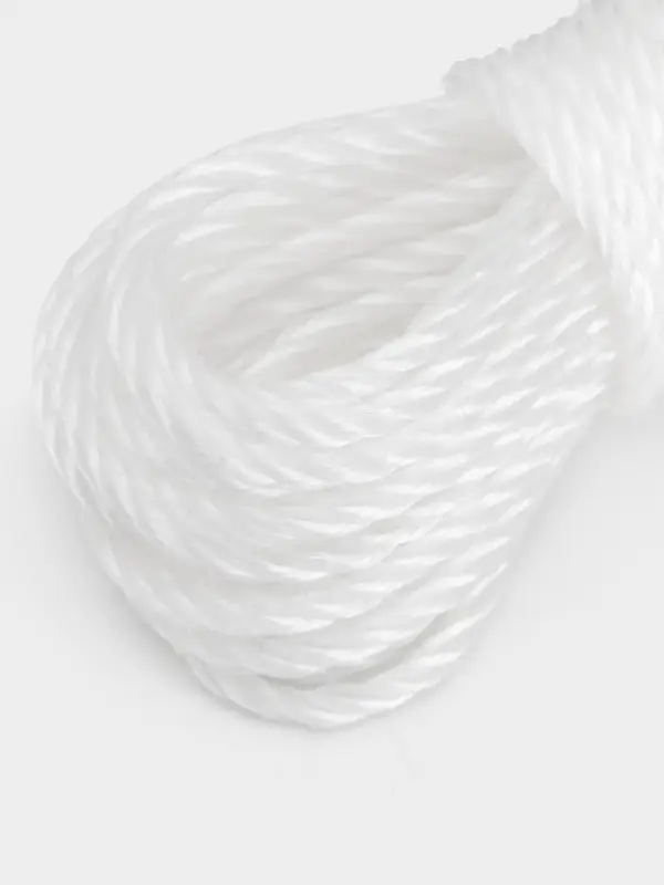 Верёвка бельевая Доляна, d=3 мм, длина 10 м, МИКС