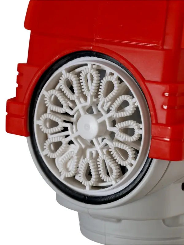 Генератор мыльных пузырей "Пожарная машина", световые эффекты, работает от батареек