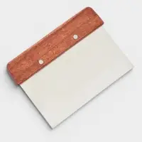 Шпатель кондитерский Доляна, 15&times;11 см, нержавеющая сталь, коричневый