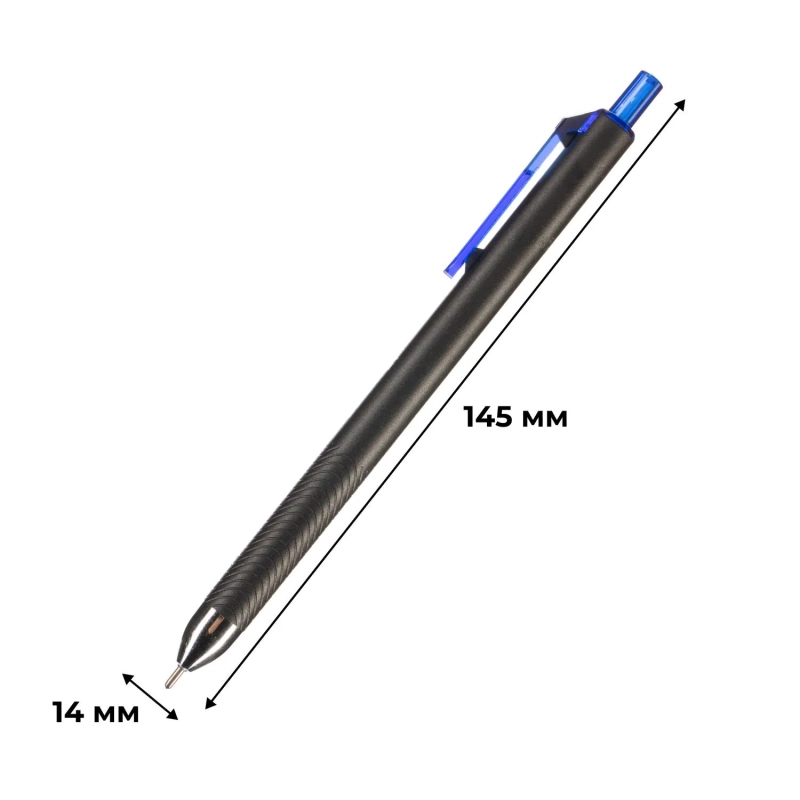 Ручка шариковая автомат. Unomax Boldtron RT,дш 1 мм,лин 0,7 мм,син