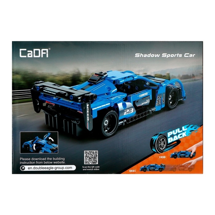 Конструктор инерционный «Спорткар», 380 деталей Конструктор инерционный «Спорткар», 380 деталей