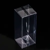 Складная прозрачная коробка из PVC, для упаковки подарков, 6&times;6&times;15 см