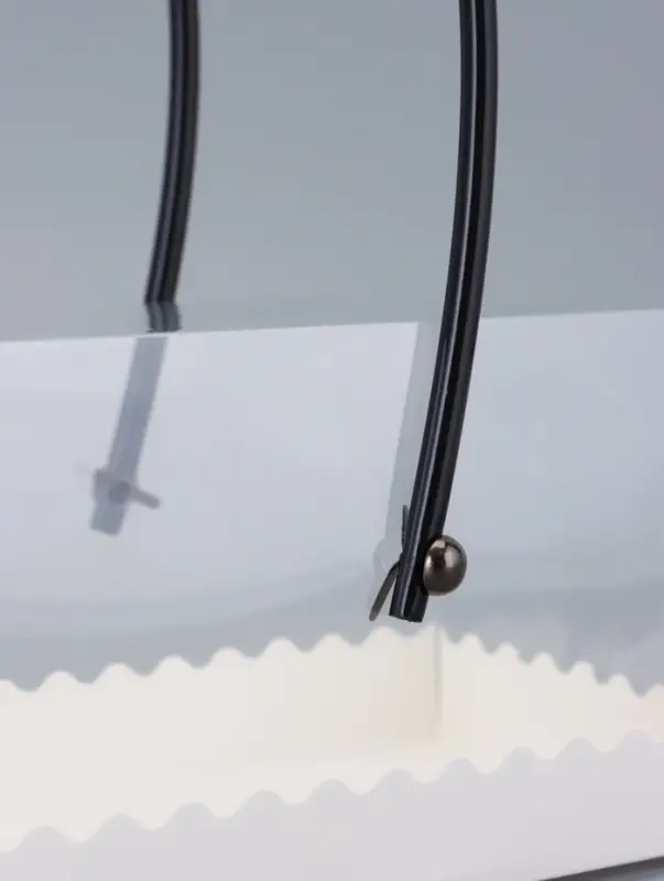 Коробка под рулет с ручками, белая 22,5 х 8 х 8 см