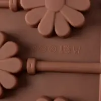 Форма для леденцов Доляна &laquo;Ромашка&raquo;, силикон, 9.5&times;24&times;1 см, 6 ячеек (d=3.8 см), с палочками, МИКС