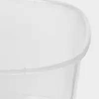 Контейнер пищевой, 900 мл, 14.9&times;14.9&times;7.4 см, квадрат, прозрачный, крышка голубая