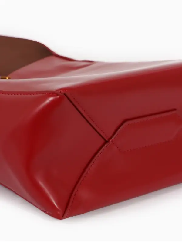 Сумка женская TEXTURA на винтовом замке, 24&times;11&times;24 см, бордовая