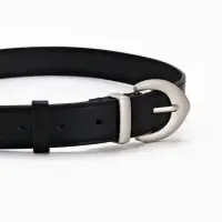 Ремень жен 05-01-02-01, Июнь2506, 3*0,3*110 см, без винта, пряж мат металл, 1 прокол, черный 10903 Ремень жен 05-01-02-01, Июнь2506, 3*0,3*110 см, без винта, пряж мат металл, 1 прокол, черный 10903