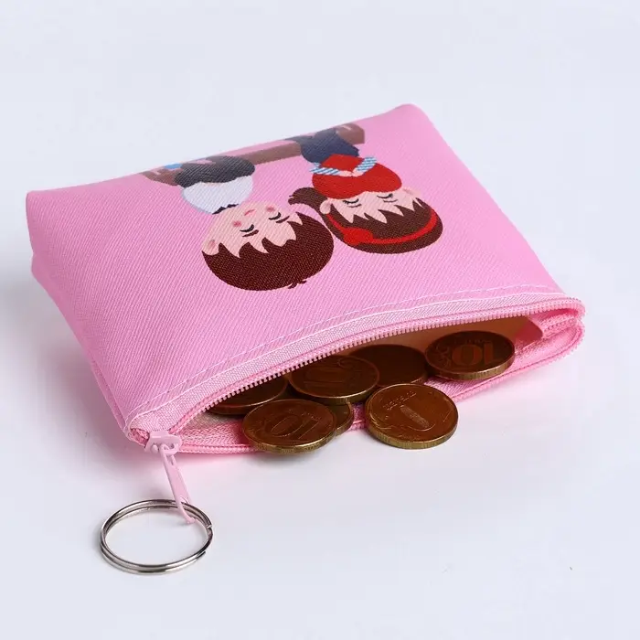 Кошелёк детский LOVE, монетница, на молнии, МИКС