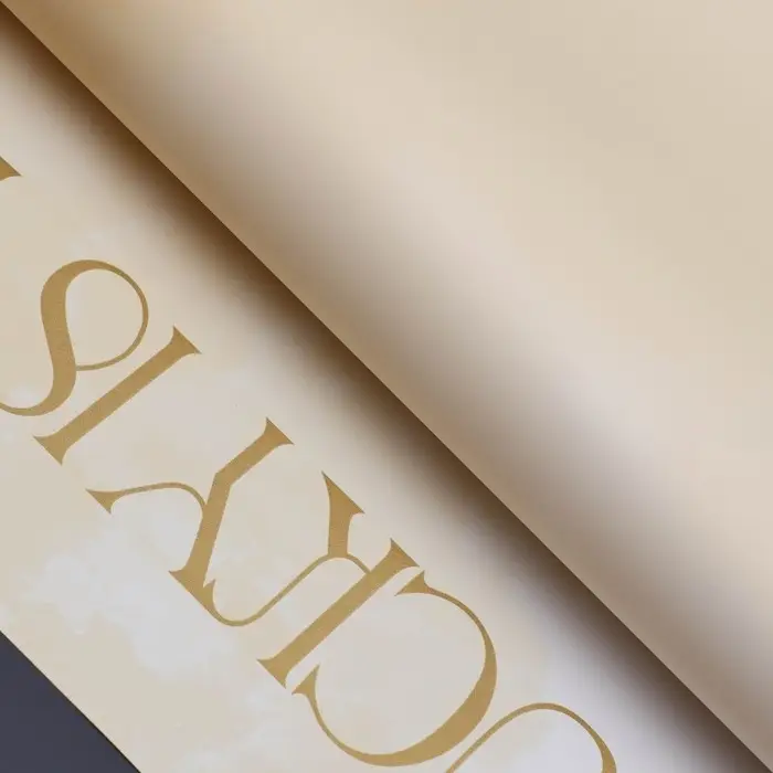 Пленка для цветов матовая, Пленка для цветов матовая, "Акварель", 57*57 см, желтый