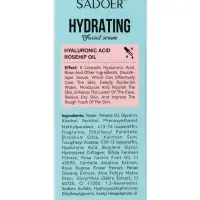 Увлажняющая сыворотка для лица Sadoer с гиалуроновой кислотой, экстракт шиповника, 30 мл