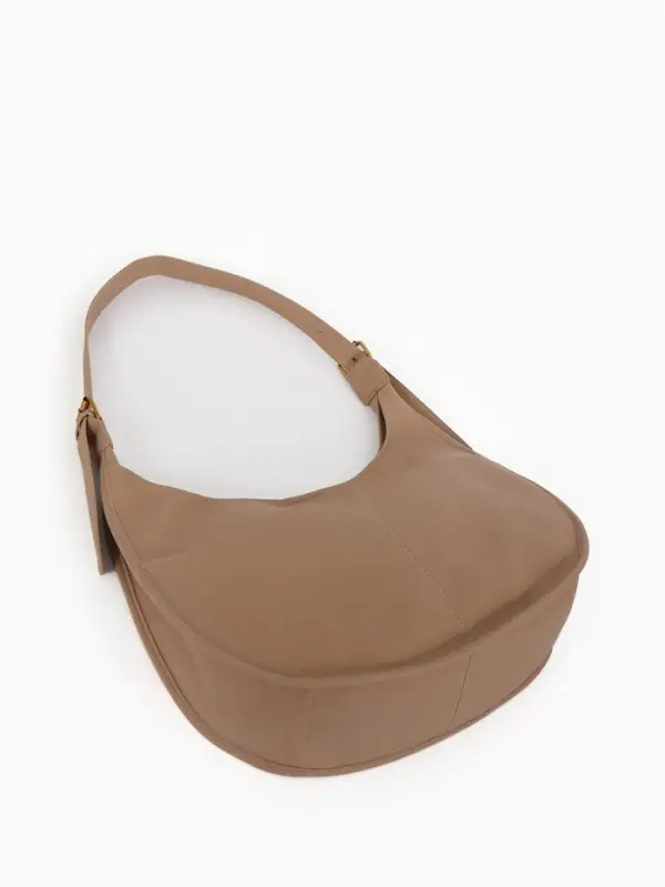 Сумка - мешок женская TEXTURA, на магните, с косметичкой, 34&times;12&times;27 см, бежевая