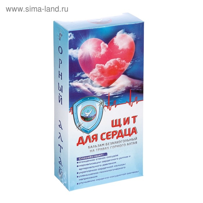 Бальзам безалкогольный  Бальзам безалкогольный "Щит для сердца", 250 мл