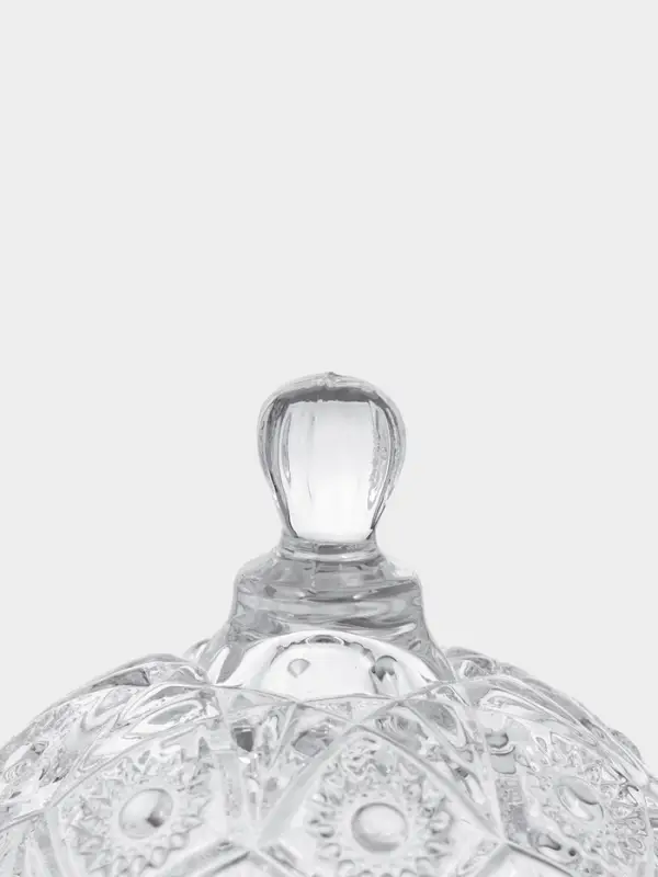 Сахарница &laquo;Льдинка&raquo;, 6.5&times;9 см, стекло, прозрачная