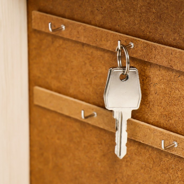 Ключница Ключница "Берег" молочный дуб 26х31 см МИКС