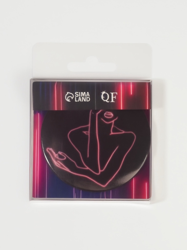 Зеркало (1) б/увел GRL PWR d7см металл/бумага силуэт PVC/короб QF Зеркало (1) б/увел GRL PWR d7см металл/бумага силуэт PVC/короб QF