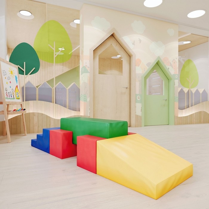 Мягкий спортивный модуль «Мост» Мягкий спортивный модуль «Мост»