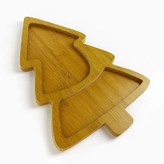 Менажница деревянная «Ёлочка», 22,4 х 30 см Менажница деревянная «Ёлочка», 22,4 х 30 см