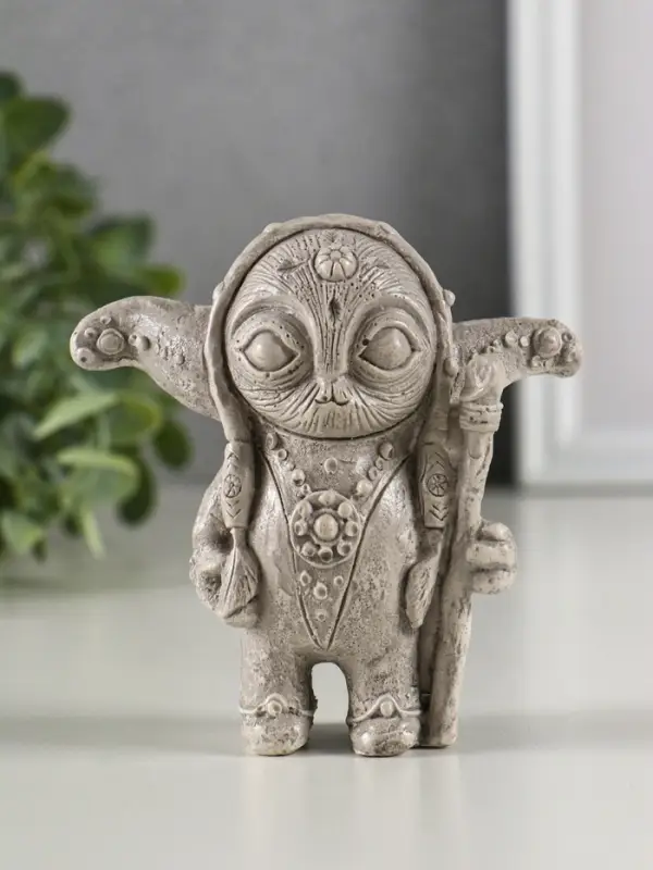 Фигура гипс Фигура гипс "Шаман" высота 10 см, под камень