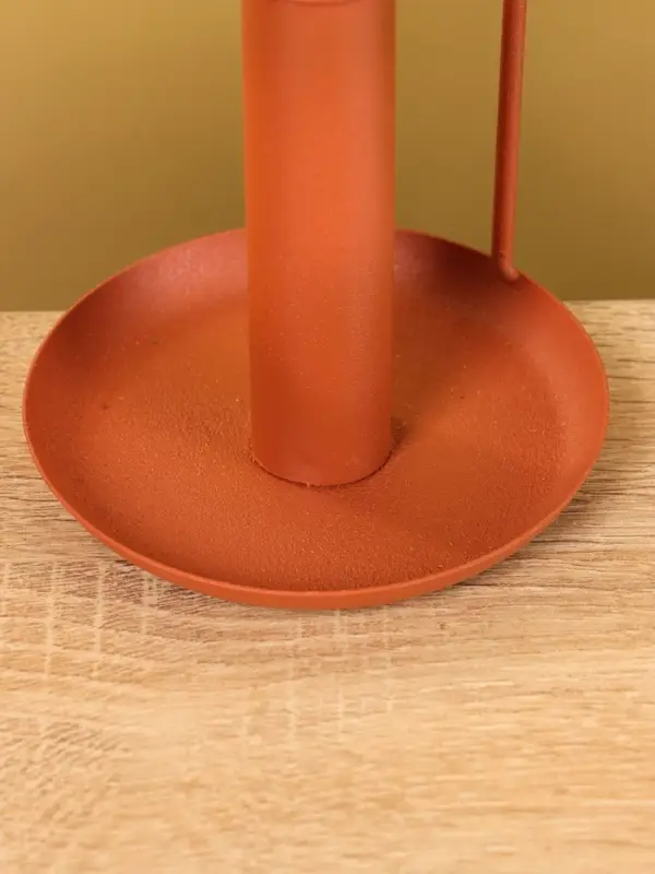 Подсвечник на 1 свечу текстурный с ручкой и блюдцем «Терракотовый», 10×10×9.5 +/- 0.5 см Подсвечник на 1 свечу текстурный с ручкой и блюдцем «Терракотовый», 10×10×9.5 +/- 0.5 см