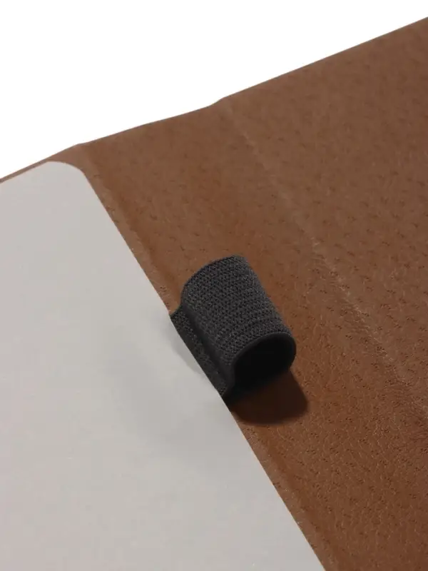 Ежедневник недатированный формат А5, с клапаном, 96л, линия, пвх, Коричневый Ежедневник недатированный формат А5, с клапаном, 96л, линия, пвх, Коричневый