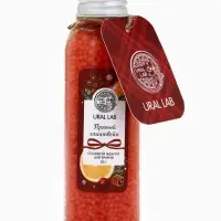 Жемчуг для ванны во флаконе, 85 г, аромат пряный глинтвейн, URAL LAB