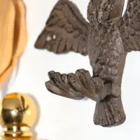 Крючки настенные &laquo;Летящая сова&raquo;, ключница декоративная, чугун, 17.7&times;9.5&times;3.8 см