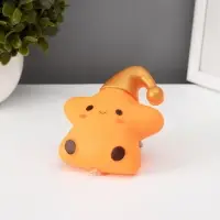 Ночник RISALUX &laquo;Звёздочка в колпаке&raquo;, LED, 1 Вт, 6.5&times;8&times;8.5 см, оранжевый