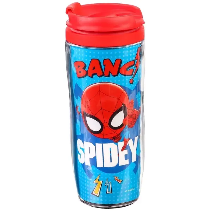Термостакан, 350 мл  Термостакан, 350 мл "Супер-мен", Человек-паук