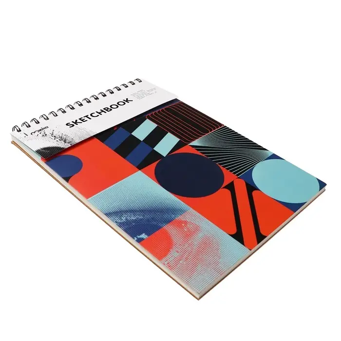 Скетчбук 21&times;29 см для пастели, 30 листов, жесткая обложка, плотность 130 г, МИКС