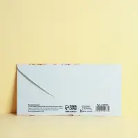 Конверт для денег «С Днем Рождения», зайка с букетом, 16,5 × 8 см