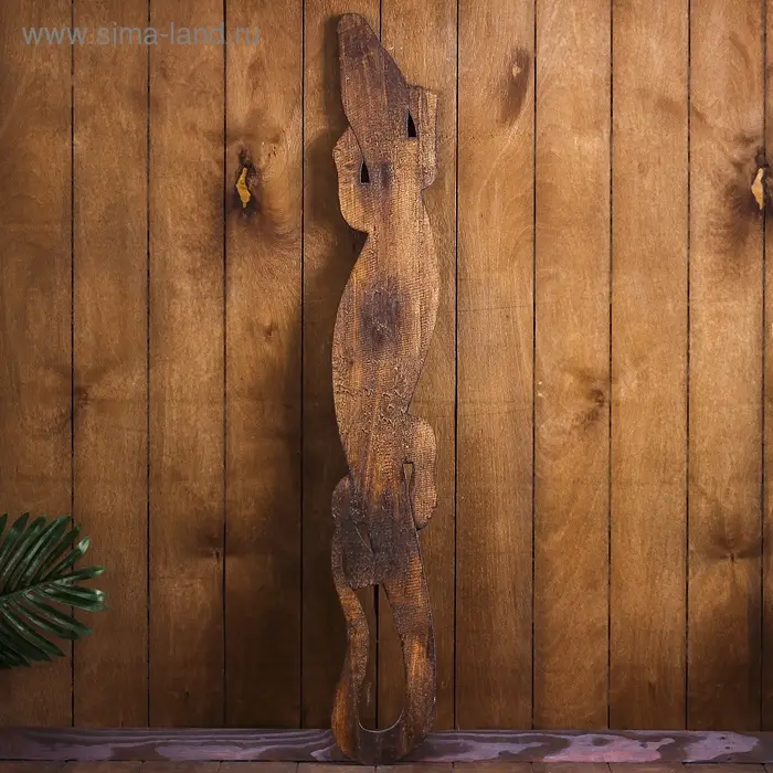 Панно настенное  Панно настенное "Геккон народный" 14х1х100 см