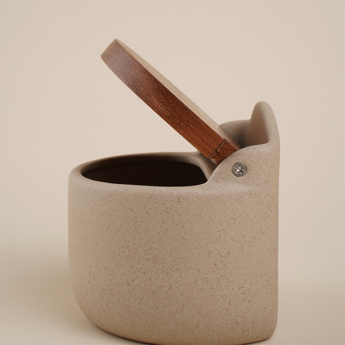 Банка для хранения сыпучих продуктов SL Home «Стун форест», 350 мл, 7,5×16 см, керамическая, цвет бежевый Банка для хранения сыпучих продуктов SL Home «Стун форест», 350 мл, 7,5×16 см, керамическая, цвет бежевый