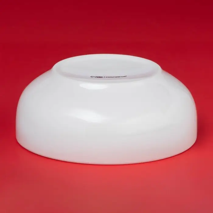 Салатник новогодний Доляна «Волшебное дерево», 580 мл, 15,5×6 см, фарфор, цвет белый