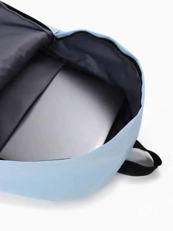 Рюкзак школьный, 1 отделение, 4 кармана, 30&times;12&times;40 см, голубой