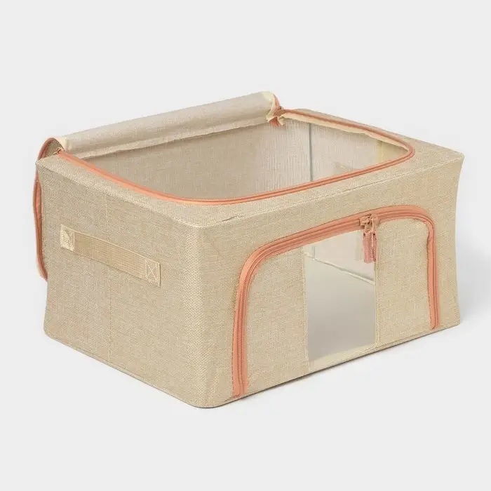 Кофр для хранения вещей Доляна &laquo;Моне&raquo;, 39&times;29&times;20 см, бежевый