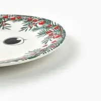 Тарелка плоская новогодняя &laquo;Снеговик Крош&raquo;, d=20 см