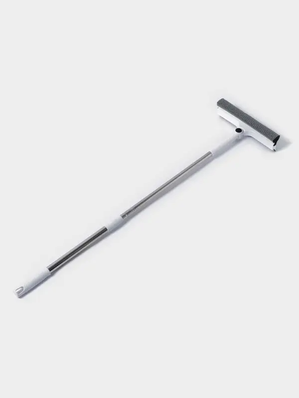 Окномойка с поролоновой насадкой, телескопическая ручка, поворот на 180&deg;, 26&times;3.5&times;98(128)