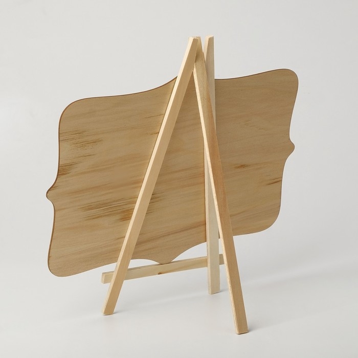 Меловой стенд «На мольберте» 20×30, вытянутые углы, цвет чёрный Меловой стенд «На мольберте» 20×30, вытянутые углы, цвет чёрный