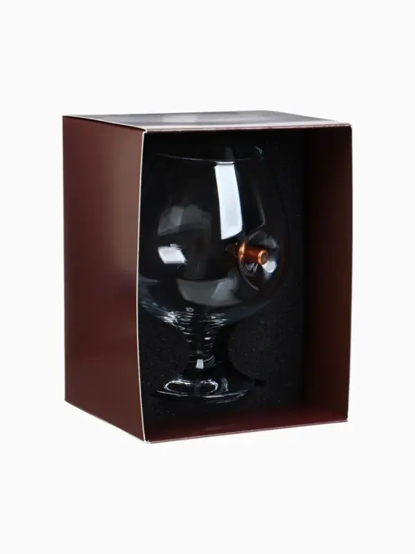 Бокал для коньяка с пулей &laquo;Непробиваемый&raquo;, 395 мл