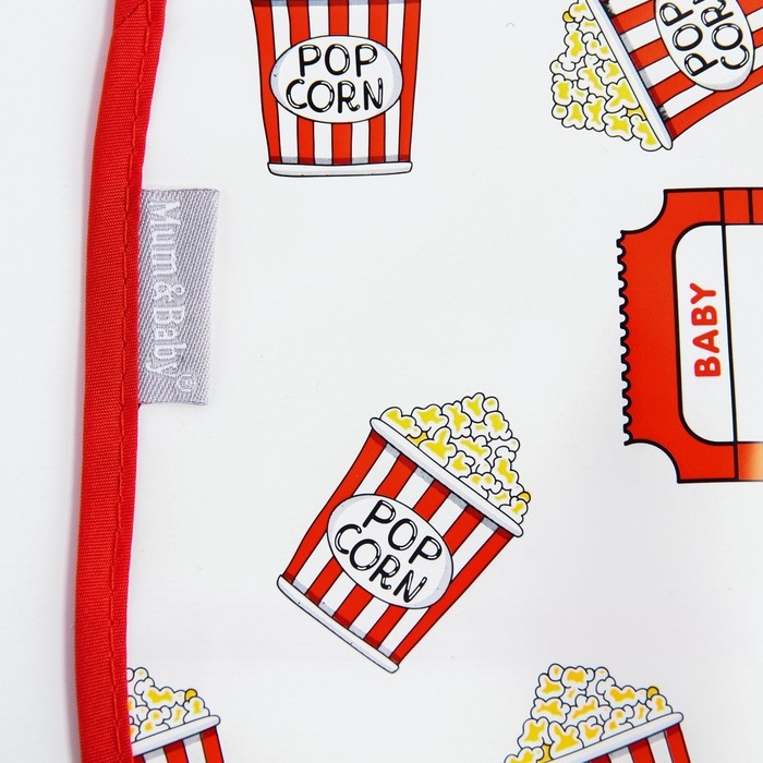 Нагрудник для кормления «Chill baby» непромокаемый на липучке, с карманом Нагрудник для кормления «Chill baby» непромокаемый на липучке, с карманом