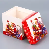 Коробка Самосборная "Колокольчики" 10х10х10 см 9594037